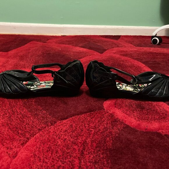 Iron Fist Black Patent Leather Flats | Retro | Art Deco | EUC | US 9 | EU 40 - Picture 10 of 10